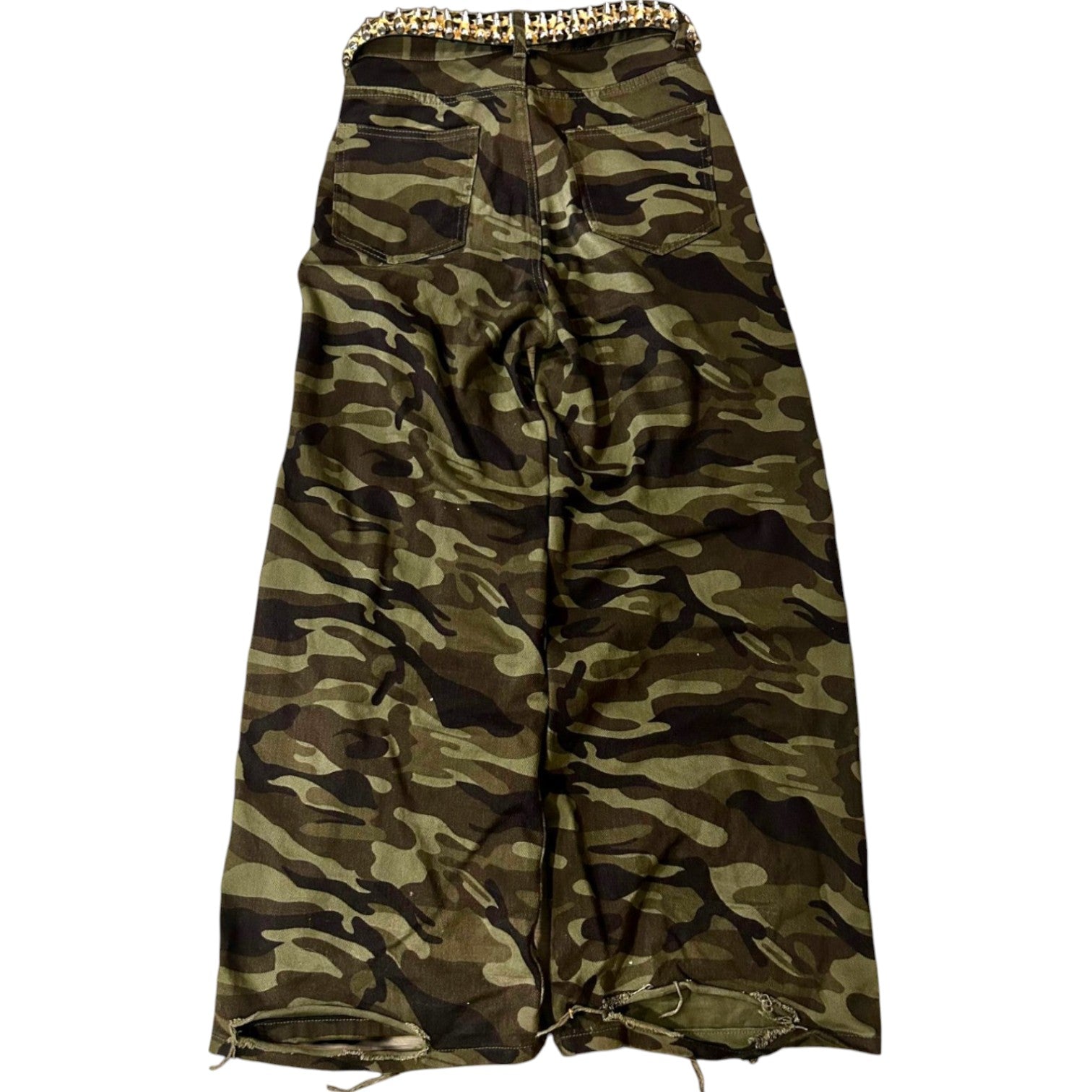 Camo Leapord Rips Jeans