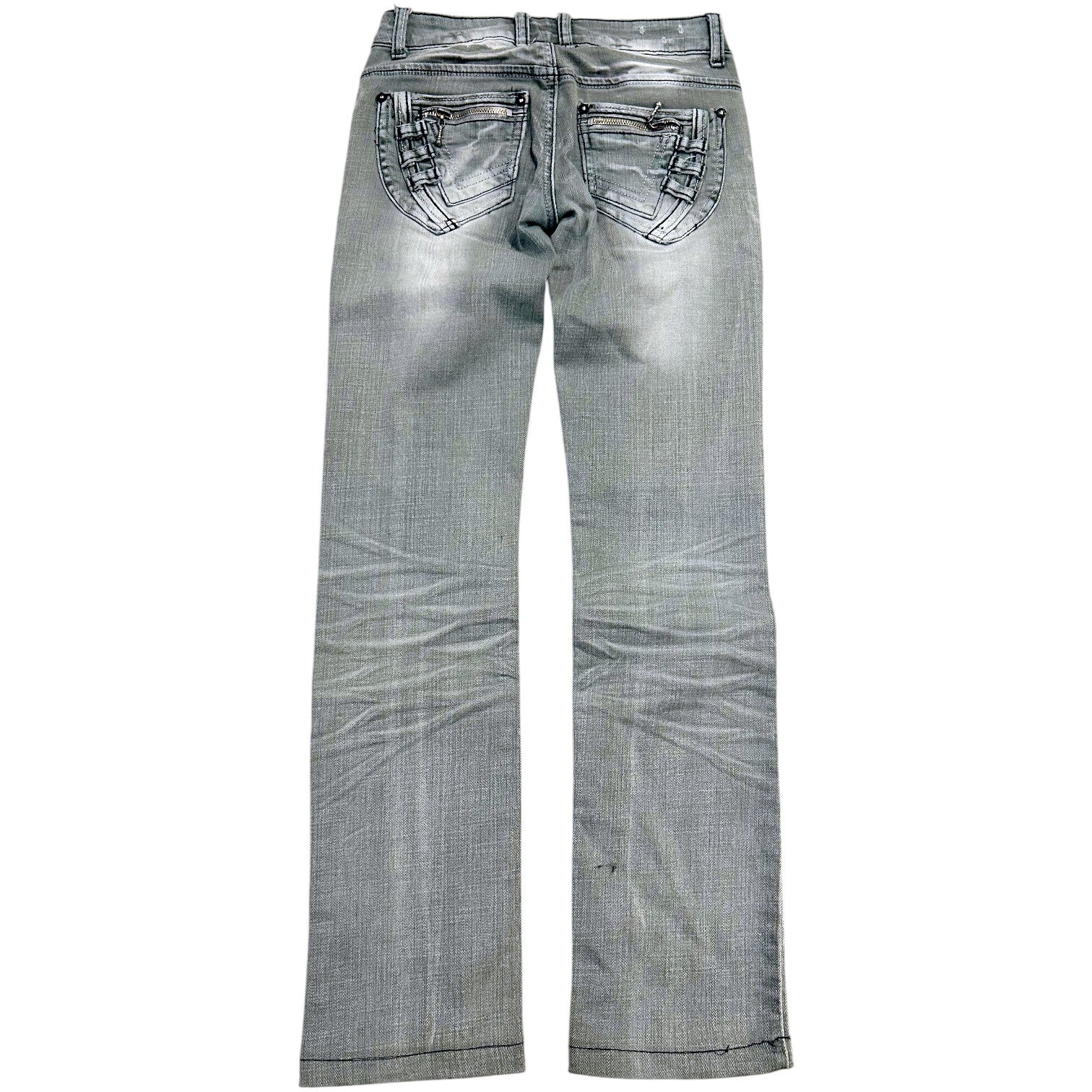 Grey Low Waist Menotti Jeans