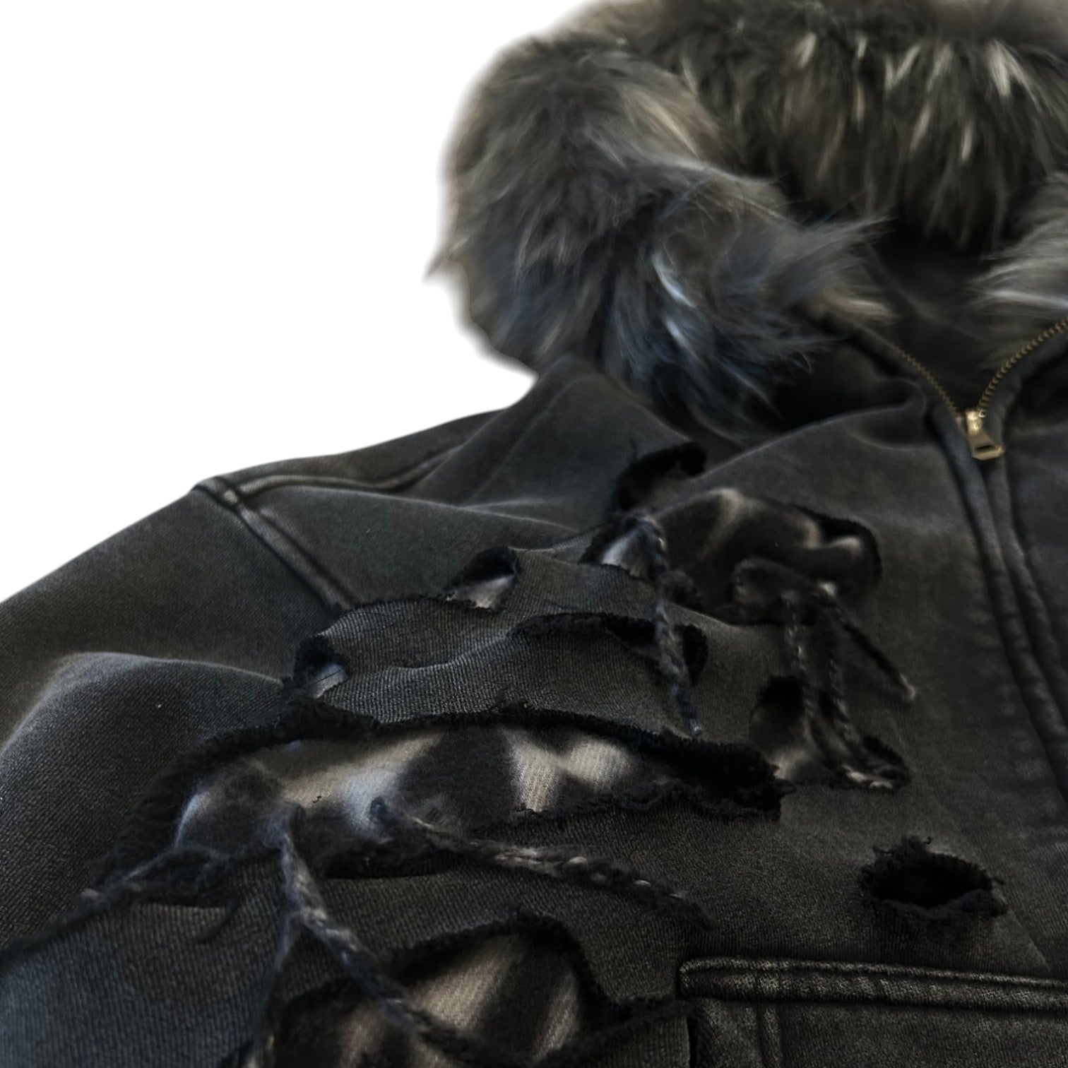 Jaguar Rips Fur Hoodie
