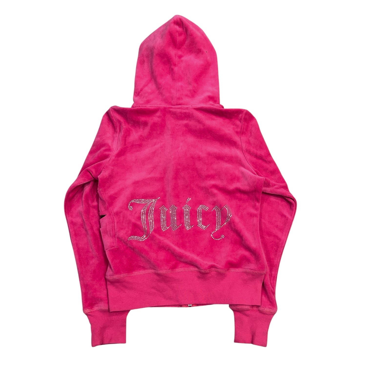 1/1 Pink Juicy Leopard Rips Hoodie