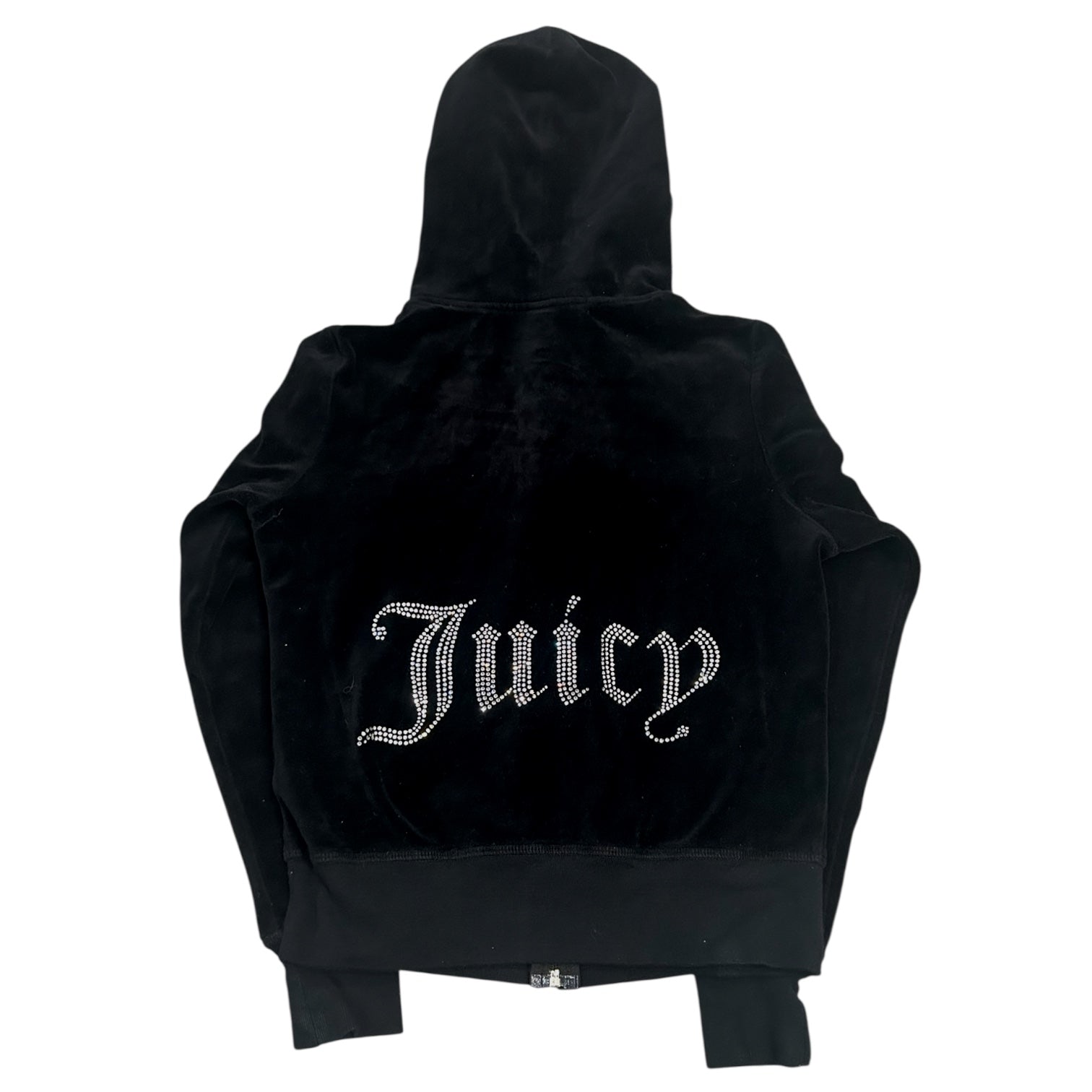 1/1 Black Juicy Leopard Rips Hoodie